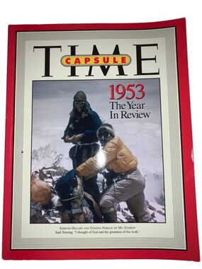 TIME Capsule 1953 The Year In Review Notebook Red White One Size 2003